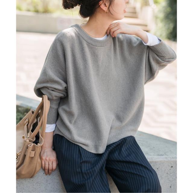 スピック＆スパン（Spick and Span）/《WEB限定 / 追加》 バルキーヤーンドルマンロングリブニット