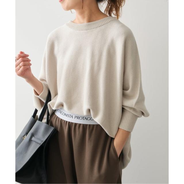 スピック＆スパン（Spick and Span）/《WEB限定 / 追加》 バルキーヤーンドルマンロングリブニット