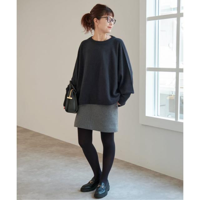 スピック＆スパン（Spick and Span）/《WEB限定 / 追加》 バルキーヤーンドルマンロングリブニット