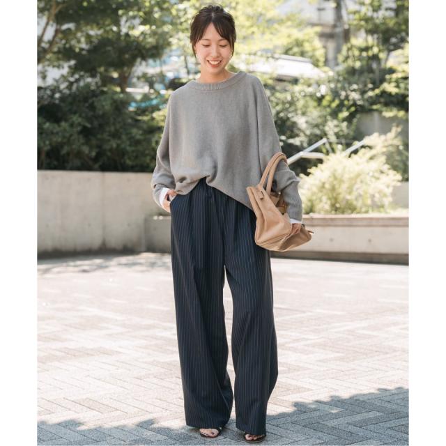 スピック＆スパン（Spick and Span）/《WEB限定 / 追加》 バルキーヤーンドルマンロングリブニット