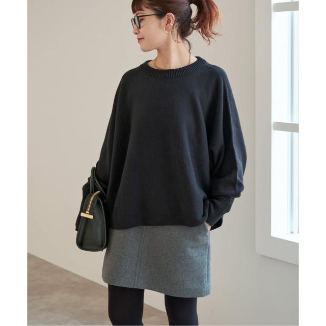 スピック＆スパン（Spick and Span）/《WEB限定 / 追加》 バルキーヤーンドルマンロングリブニット