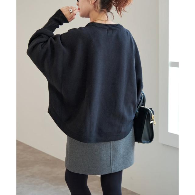 スピック＆スパン（Spick and Span）/《WEB限定 / 追加》 バルキーヤーンドルマンロングリブニット