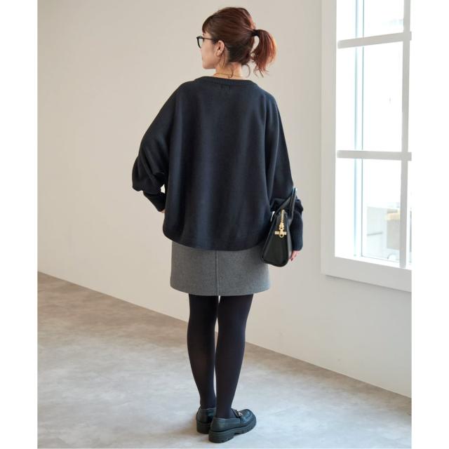 スピック＆スパン（Spick and Span）/《WEB限定 / 追加》 バルキーヤーンドルマンロングリブニット