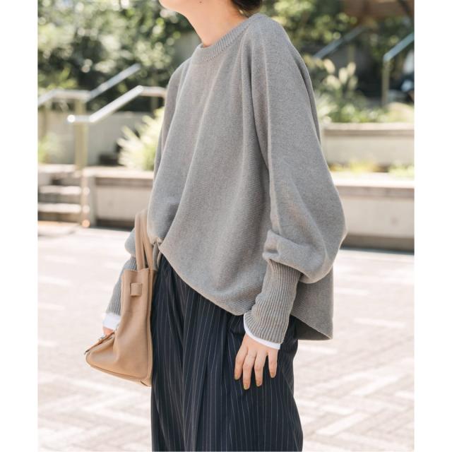 スピック＆スパン（Spick and Span）/《WEB限定 / 追加》 バルキーヤーンドルマンロングリブニット