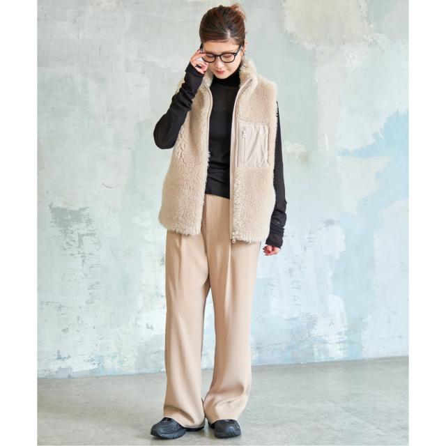 スピック＆スパン（Spick and Span）/《追加》シアーハイネックプルオーバー