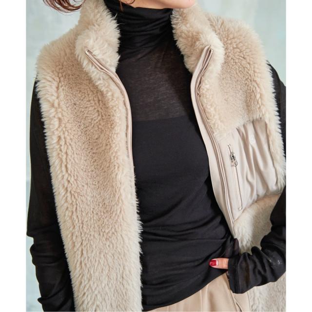 スピック＆スパン（Spick and Span）/《追加》シアーハイネックプルオーバー