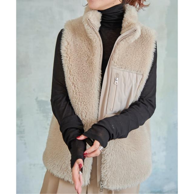 スピック＆スパン（Spick and Span）/《追加》シアーハイネックプルオーバー