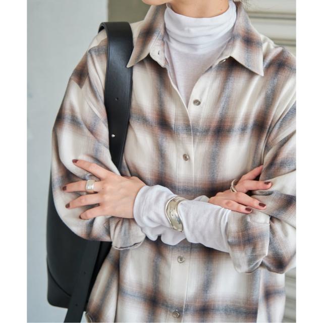 スピック＆スパン（Spick and Span）/《追加》シアーハイネックプルオーバー