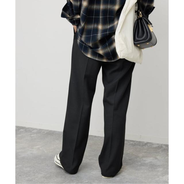 スピック＆スパン（Spick and Span）/《手洗い可》起毛タックテーパードパンツ