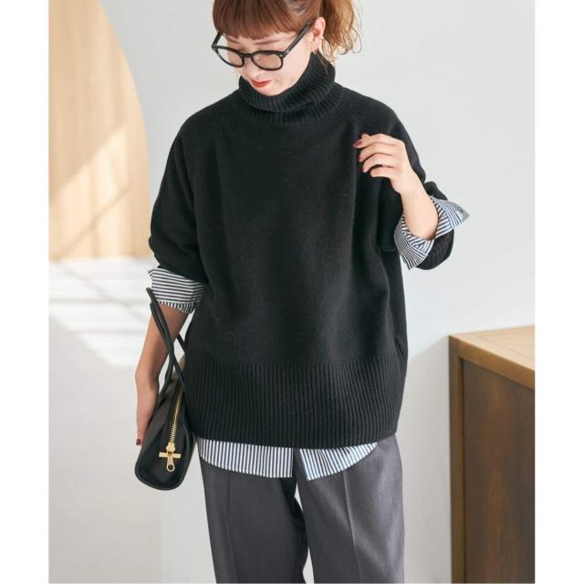 スピック＆スパン（Spick and Span）/ウールカシミヤ ラグランタートル