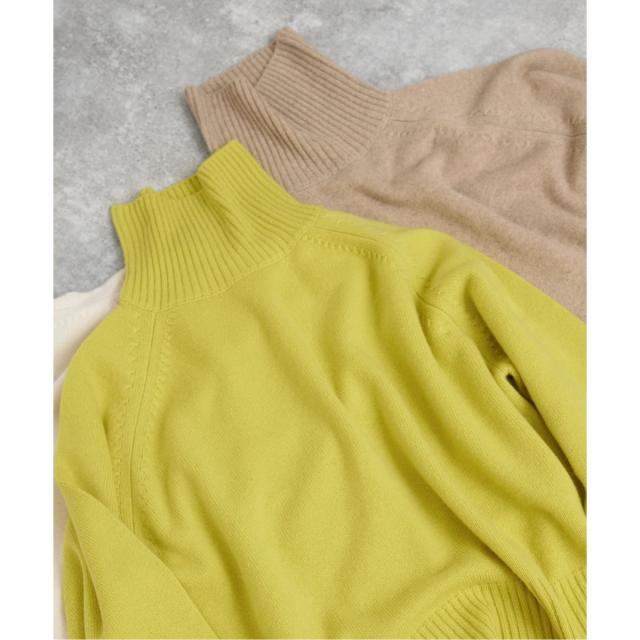 スピック＆スパン（Spick and Span）/《WEB限定カラー有り》ウールカシミヤ ラグランタートルニット