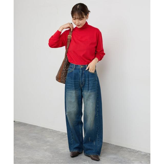 スピック＆スパン（Spick and Span）/《手洗い可 / 追加》18Gタートルネックプルオーバー