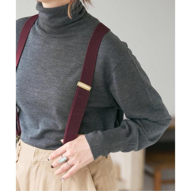 スピック＆スパン（Spick and Span）/《手洗い可 / 追加》18Gタートルネックプルオーバー