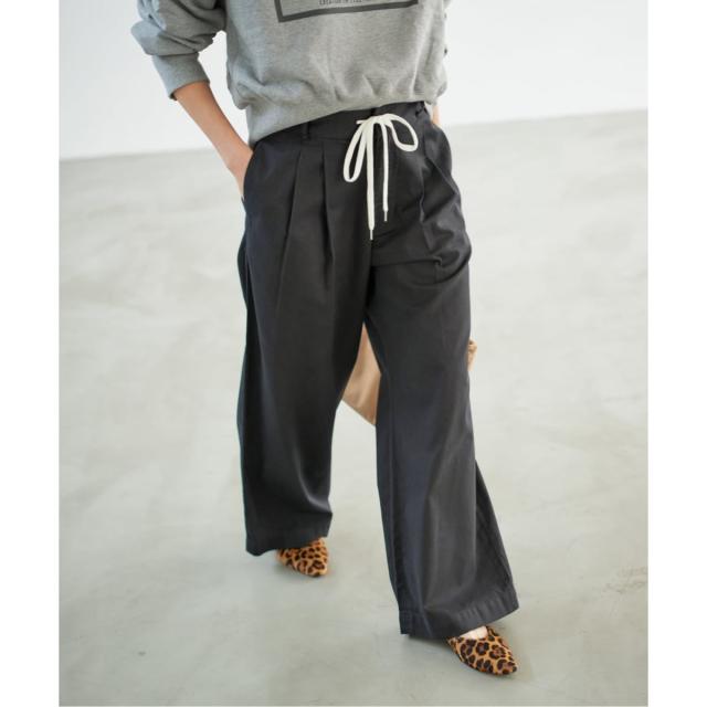 スピック＆スパン（Spick and Span）/《追加》コットンレーヨンドロストフレアパンツ