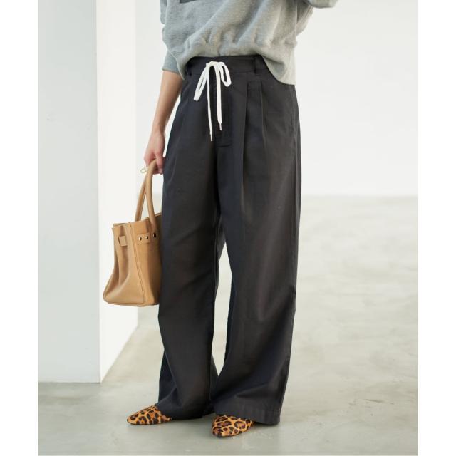 スピック＆スパン（Spick and Span）/《追加》コットンレーヨンドロストフレアパンツ