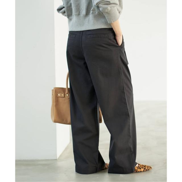 スピック＆スパン（Spick and Span）/《追加》コットンレーヨンドロストフレアパンツ