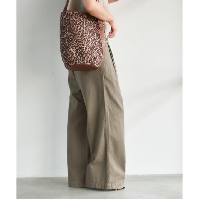 スピック＆スパン（Spick and Span）/《追加》コットンレーヨンドロストフレアパンツ