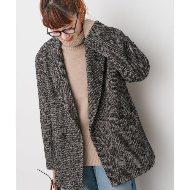スピック＆スパン（Spick and Span）/ヘリンボンツイードジャコット