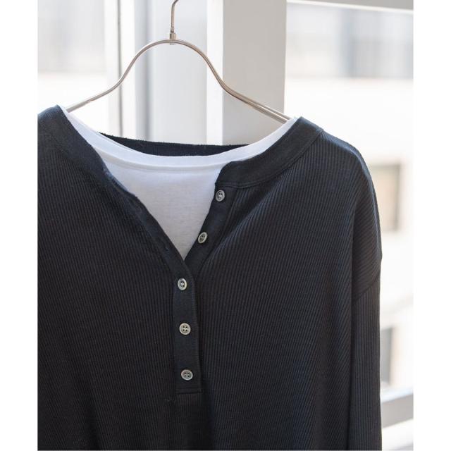 スピック＆スパン（Spick and Span）/リブヘンリーネックプルオーバー