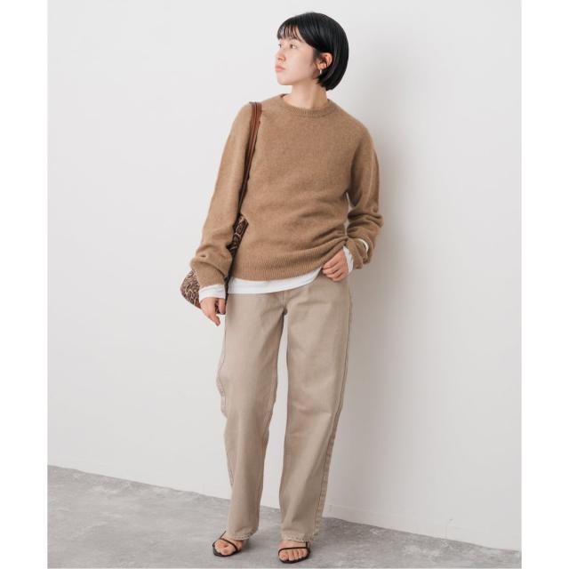 スピック＆スパン（Spick and Span）/《予約》BABY ALPACAクルーニット