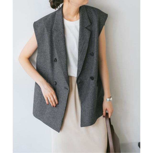 スピック＆スパン（Spick and Span）/《追加》メランジダブルブレストジレ