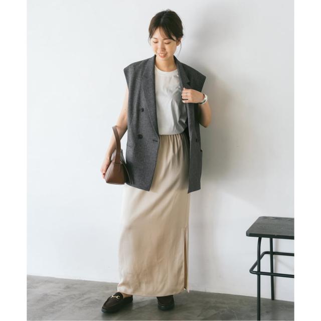 スピック＆スパン（Spick and Span）/《追加》メランジダブルブレストジレ