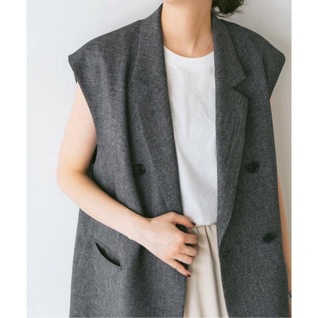 スピック＆スパン（Spick and Span）/《追加》メランジダブルブレストジレ