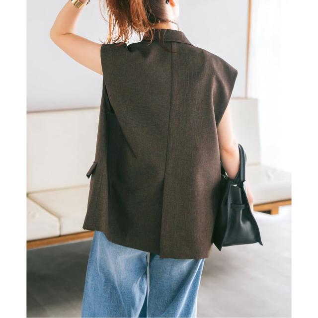 スピック＆スパン（Spick and Span）/《追加》メランジダブルブレストジレ