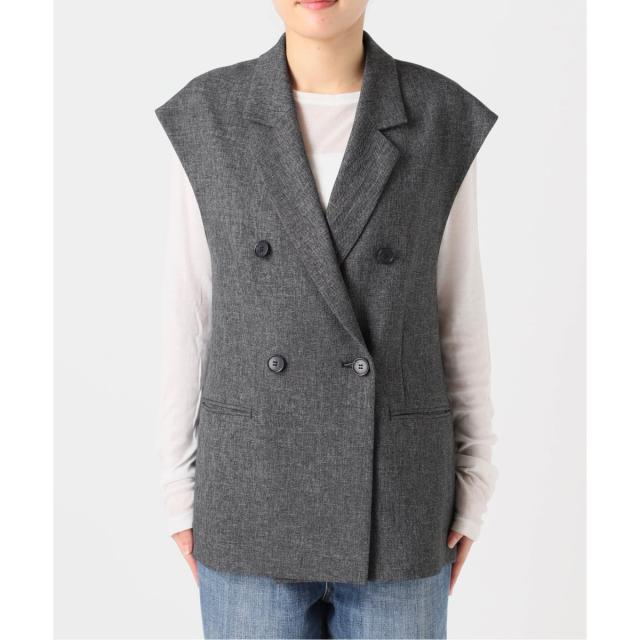 スピック＆スパン（Spick and Span）/《追加》メランジダブルブレストジレ