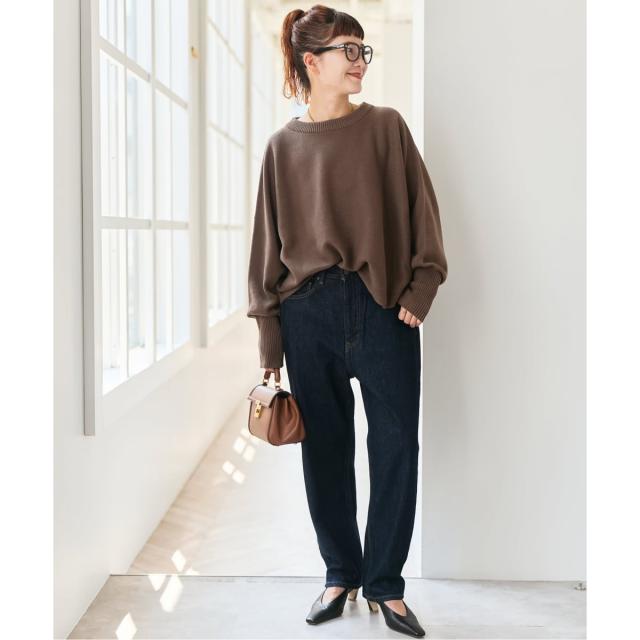 スピック＆スパン（Spick and Span）/《追加2》バルキーヤーンドルマンロングリブニット