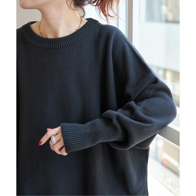 スピック＆スパン（Spick and Span）/《追加2》バルキーヤーンドルマンロングリブニット