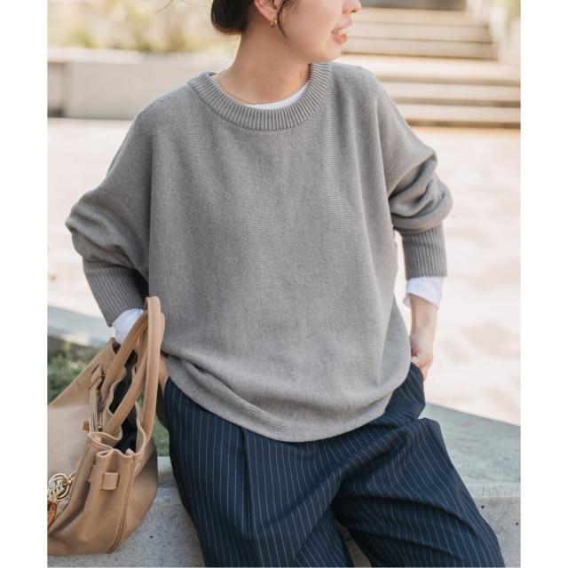 スピック＆スパン（Spick and Span）/《追加2》バルキーヤーンドルマンロングリブニット