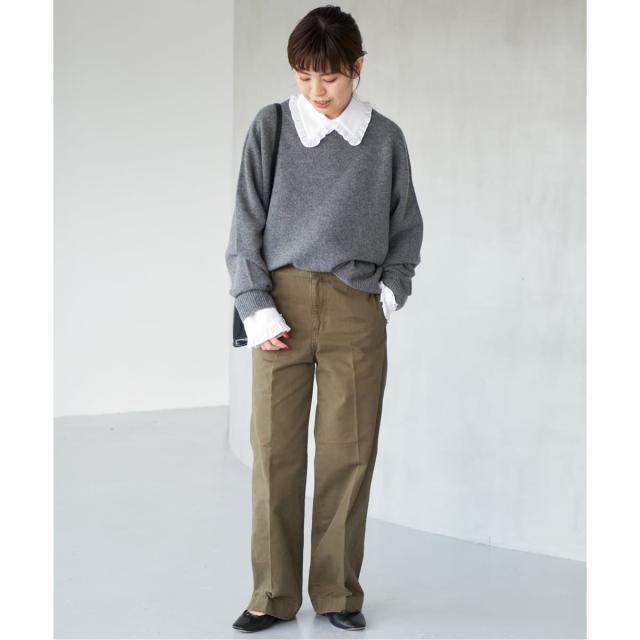 スピック＆スパン（Spick and Span）/《追加2》フリルカラーブラウス