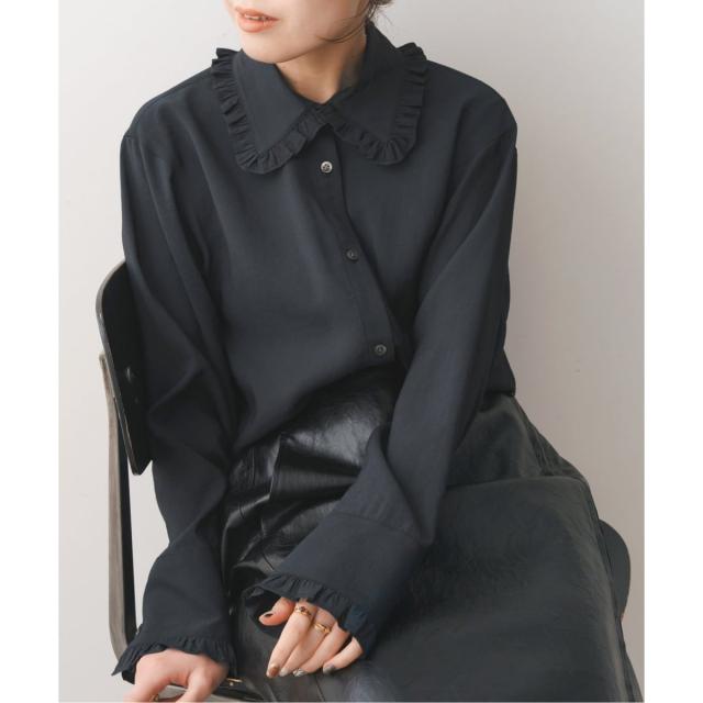 スピック＆スパン（Spick and Span）/《追加2》フリルカラーブラウス