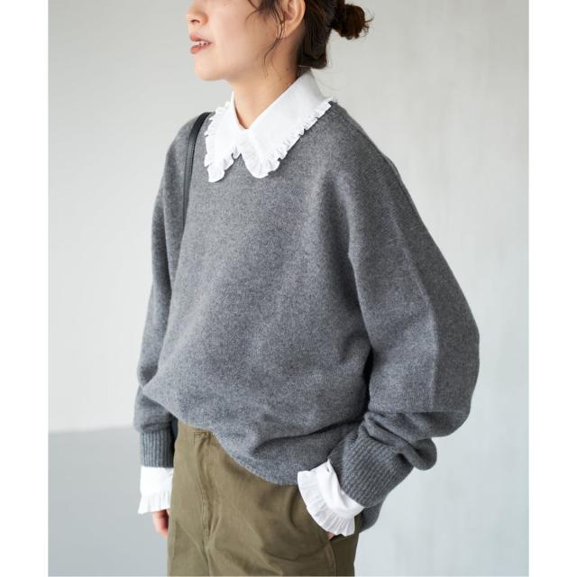 スピック＆スパン（Spick and Span）/《追加2》フリルカラーブラウス