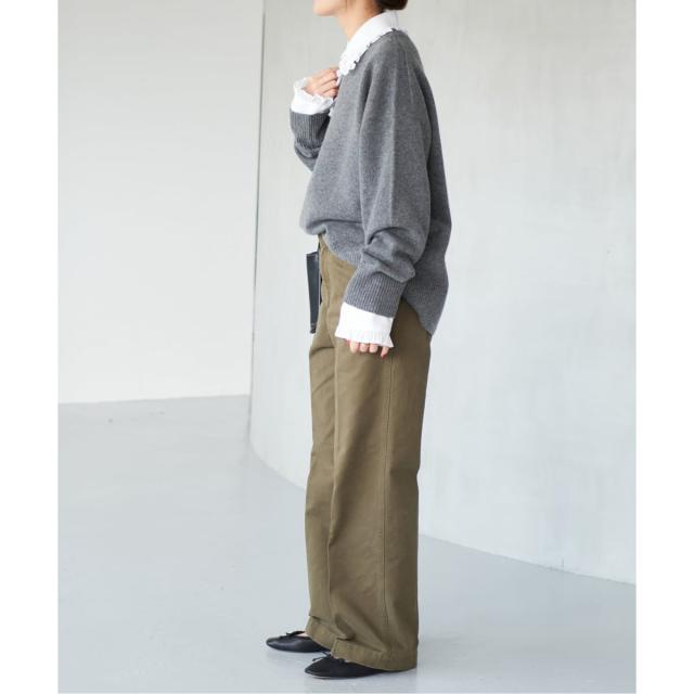 スピック＆スパン（Spick and Span）/《追加2》フリルカラーブラウス