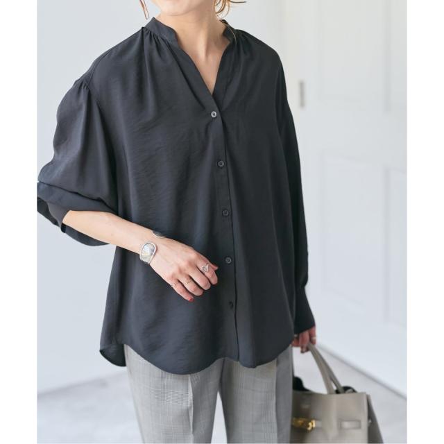 スピック＆スパン（Spick and Span）/《一部店舗+WEB限定》袖ボリュームスキッパーブラウス