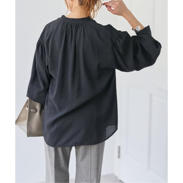 スピック＆スパン（Spick and Span）/《一部店舗+WEB限定》袖ボリュームスキッパーブラウス