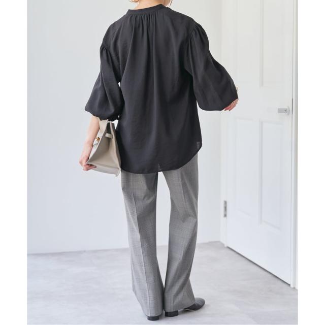 スピック＆スパン（Spick and Span）/《一部店舗+WEB限定》袖ボリュームスキッパーブラウス