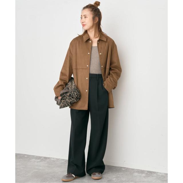 スピック＆スパン（Spick and Span）/《追加2》ダブルクロスツータックパンツ