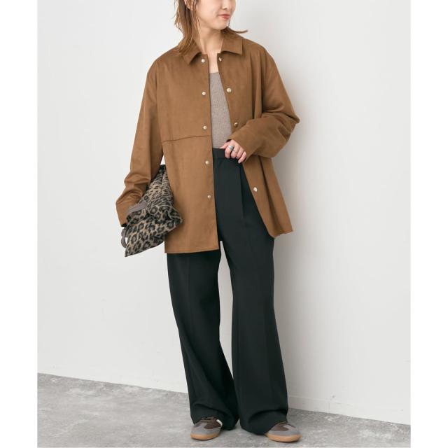 スピック＆スパン（Spick and Span）/《追加2》ダブルクロスツータックパンツ