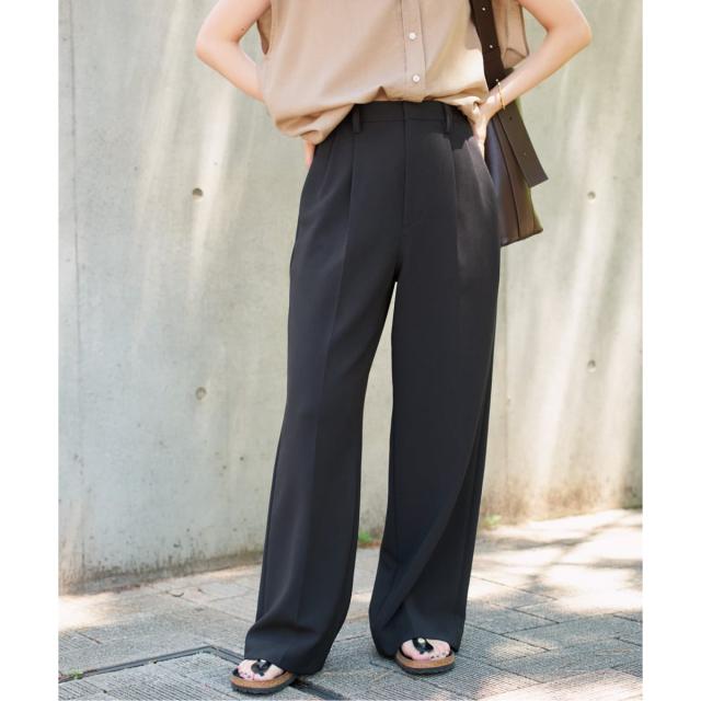 スピック＆スパン（Spick and Span）/《追加2》ダブルクロスツータックパンツ