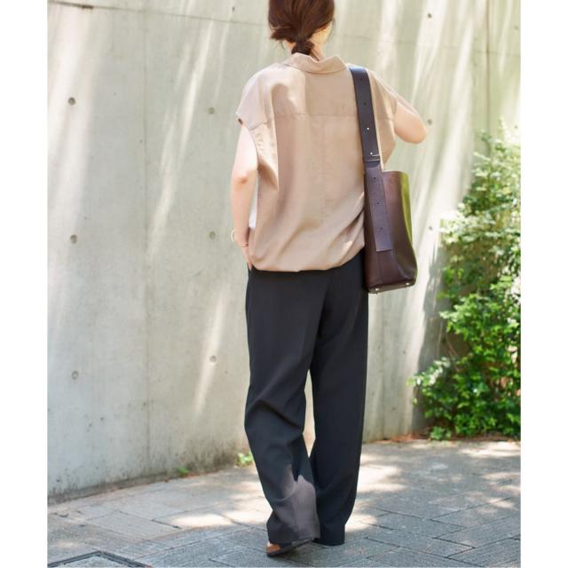 スピック＆スパン（Spick and Span）/《追加2》ダブルクロスツータックパンツ