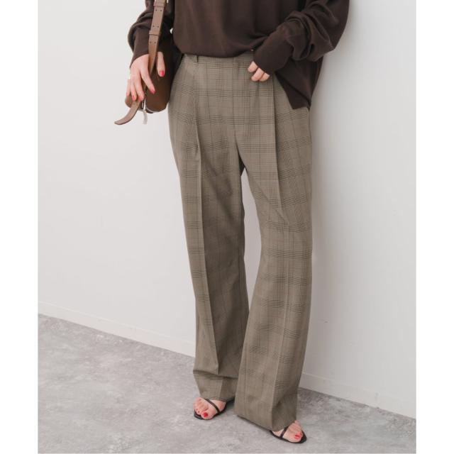 スピック＆スパン（Spick and Span）/《追加》ウォッシャブルチェックストレッチパンツ