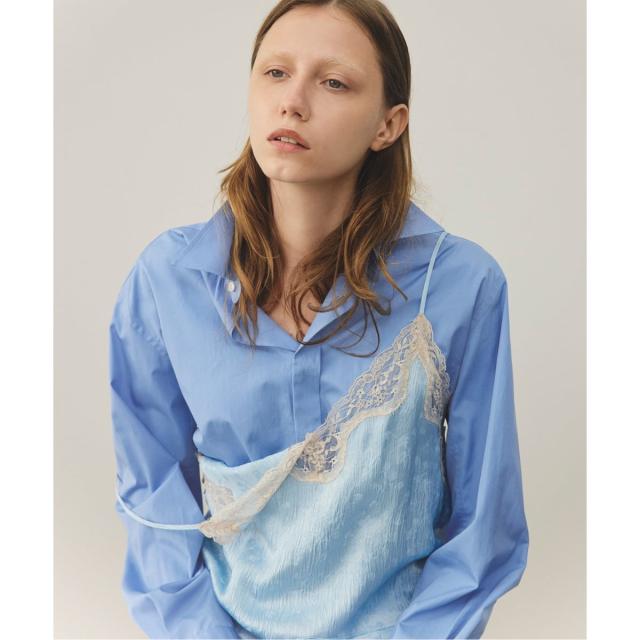 スピック＆スパン（Spick and Span）/Glyph DeformedCollarShirt