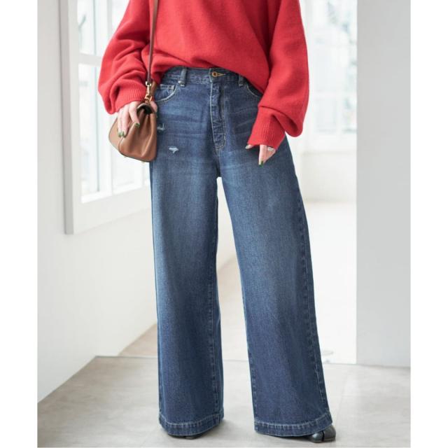 スピック＆スパン（Spick and Span）/《追加3》 5 1/2 BAGGY DENIM