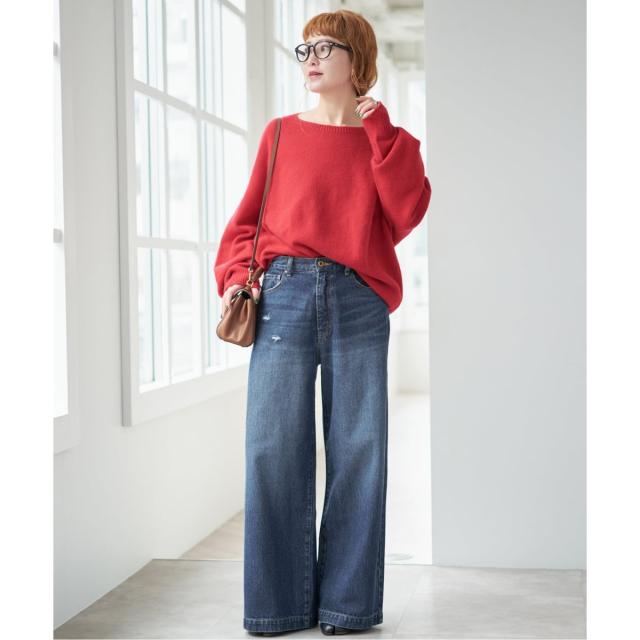 スピック＆スパン（Spick and Span）/《追加3》 5 1/2 BAGGY DENIM