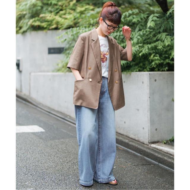 スピック＆スパン（Spick and Span）/《追加3》 5 1/2 BAGGY DENIM