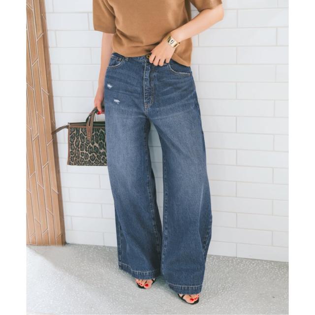 スピック＆スパン（Spick and Span）/《追加3》 5 1/2 BAGGY DENIM