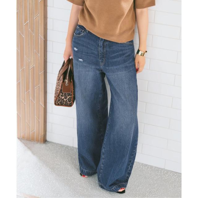 スピック＆スパン（Spick and Span）/《追加3》 5 1/2 BAGGY DENIM